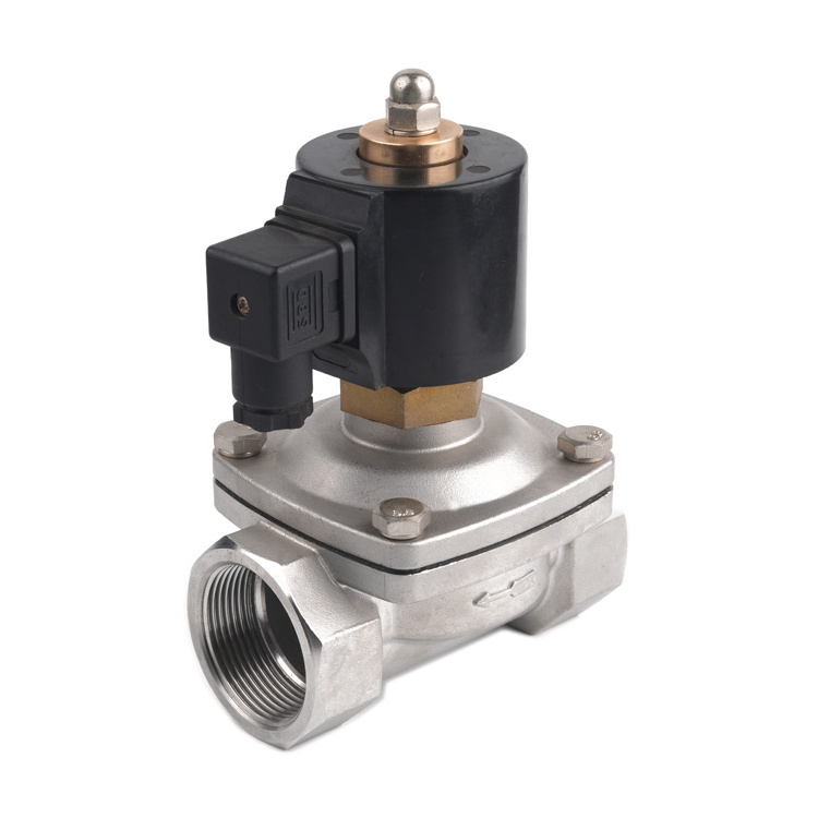 2S series stainless steel cryogenic normally open waterproof oil solenoid valve liquid o2