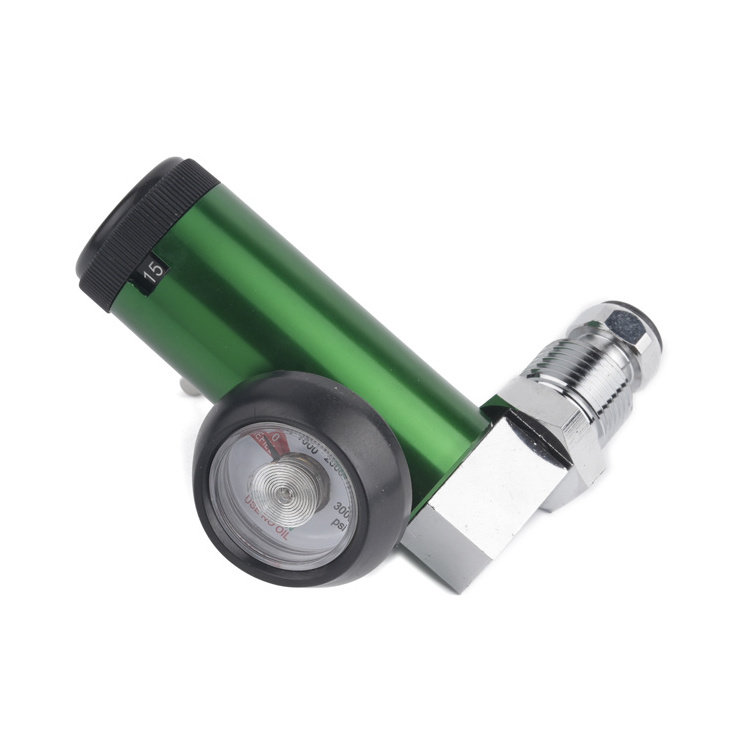 G5/8 Green Oxygen Control Valve 3000PSI Oxygen Pressure Control Device for Medical Use  Oxygen Reducer