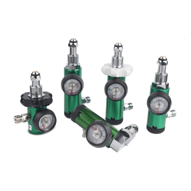 G5/8 Green Oxygen Control Valve 3000PSI Oxygen Pressure Control Device for Medical Use  Oxygen Reducer