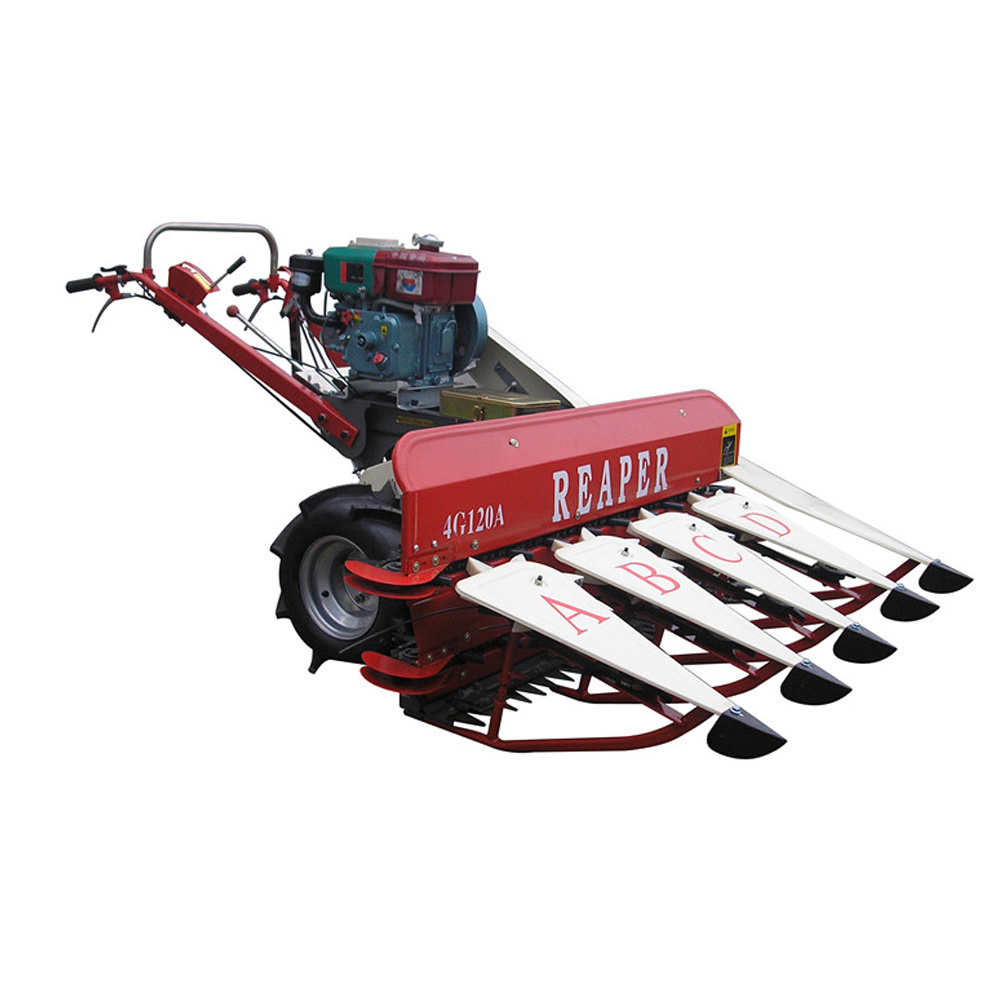 4G120A  China factory wheat mini harvester machine price rice harvesting mini wheat cutter