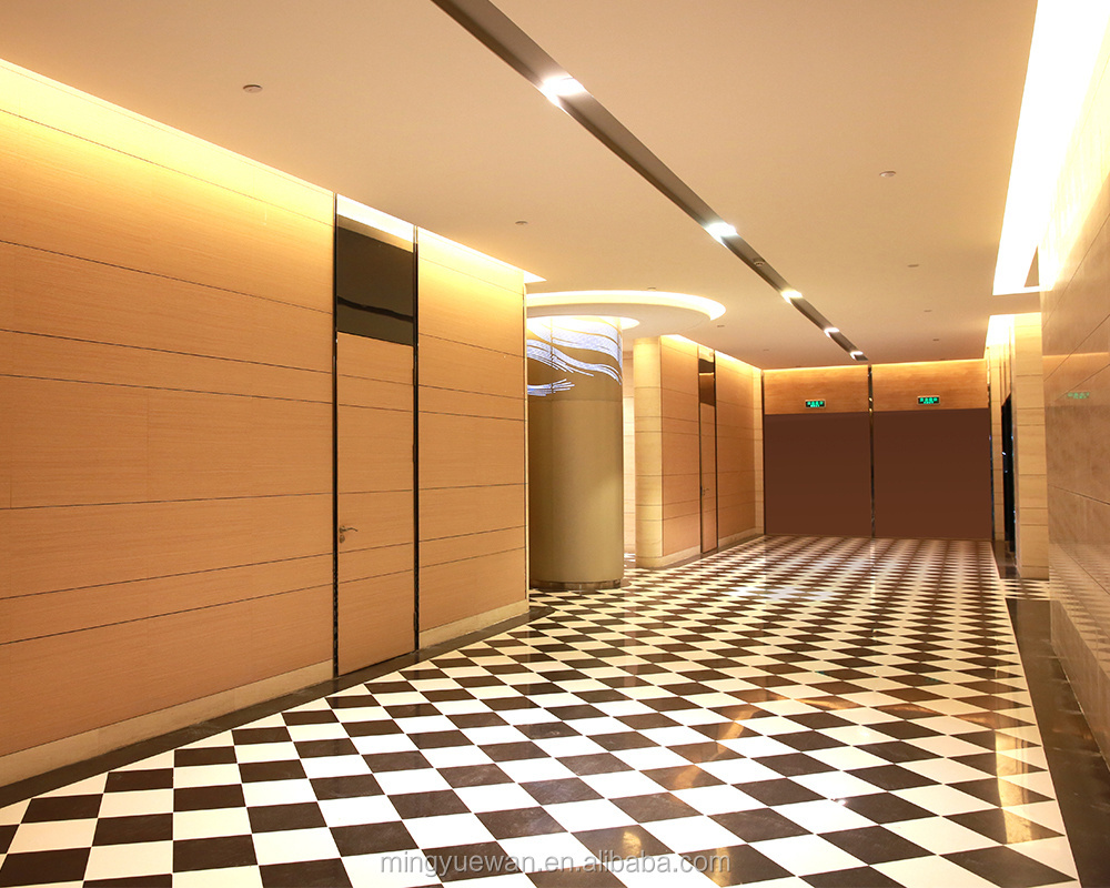 hotel interior wall paneling corridor lobby hall MDF panel partition