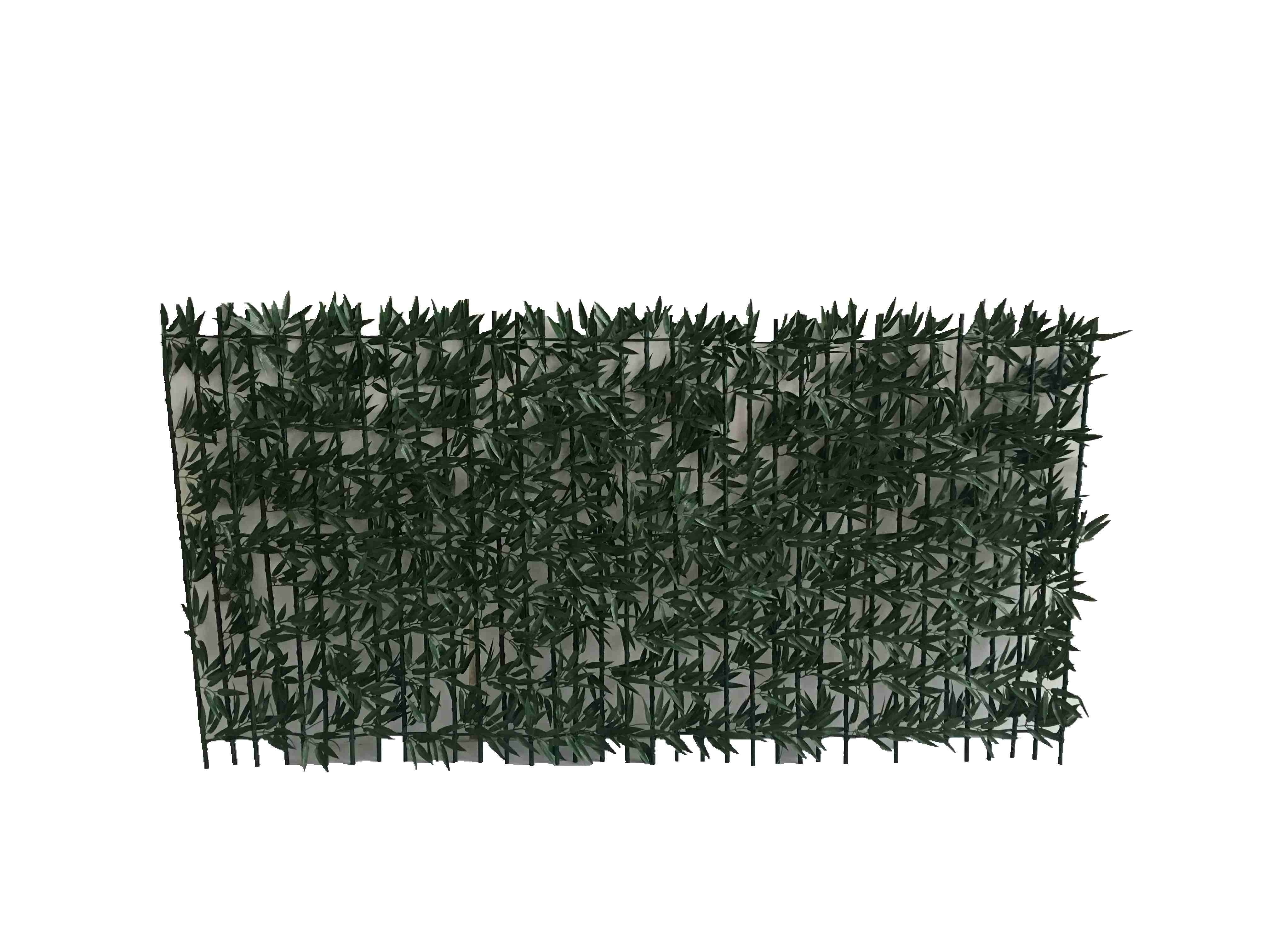 Minzo Wholesale Decorative Garden Artificial Green Wall Bamboo Fence