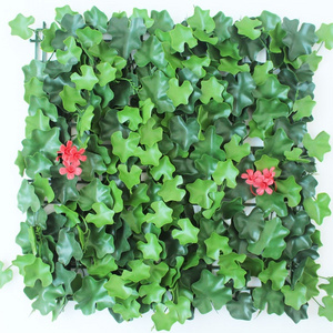 Anti-Uv Artificial Boxwood Mat Grass Greenery Panel Faux Topiary Plants Greenery Wall Panel