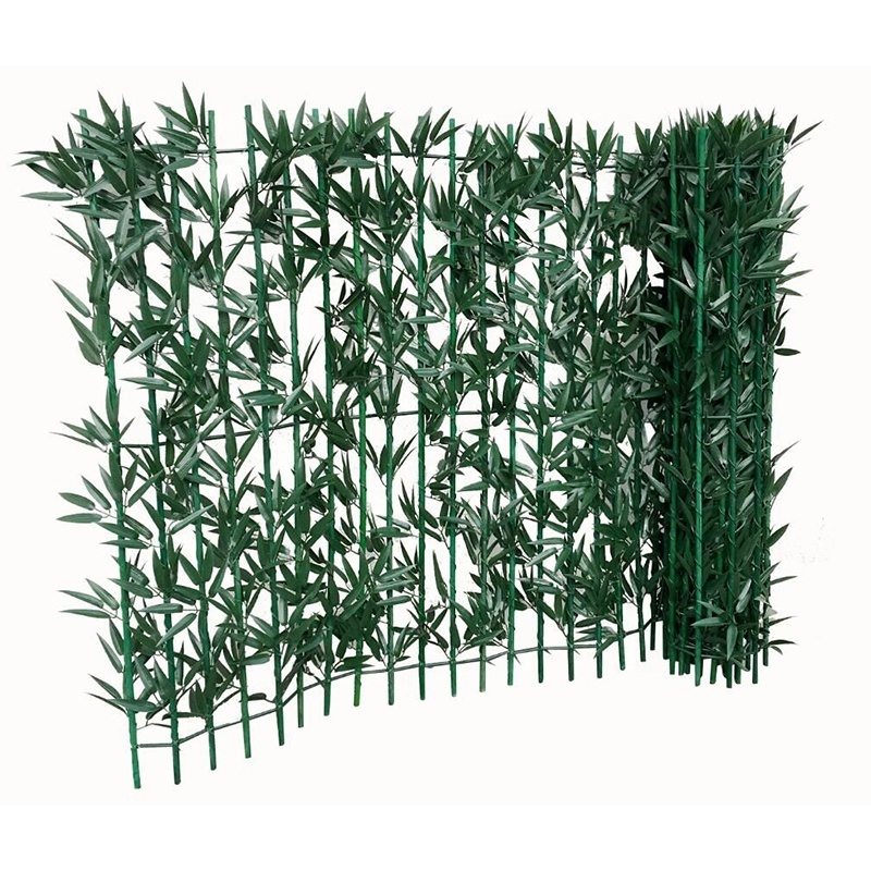 Minzo Wholesale Decorative Garden Artificial Green Wall Bamboo Fence