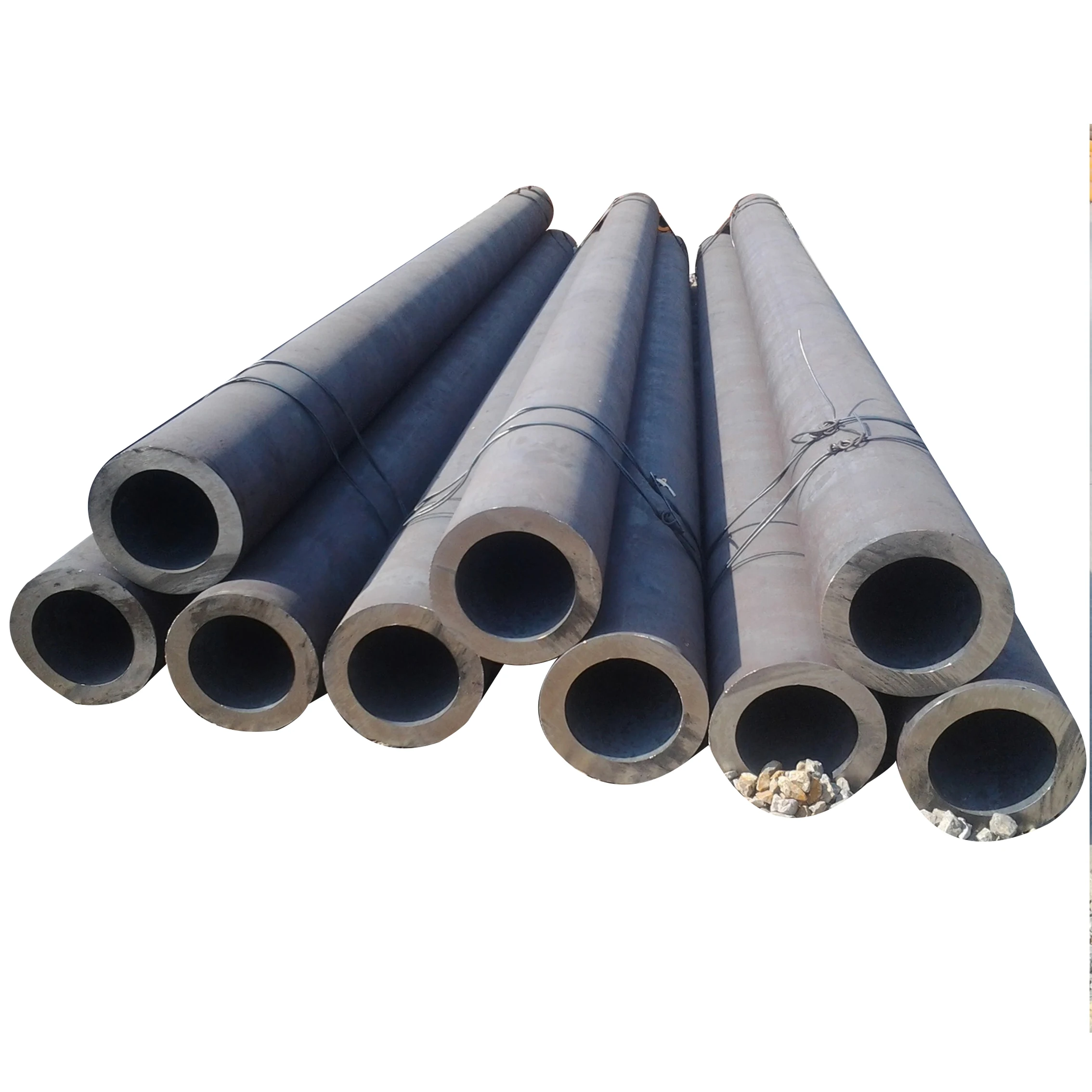 High quality Q235 Q345 Q345B Round Tube 1mm 2mm 3mm thickness Seamless Carbon Steel Rectangular Pipe For Sale