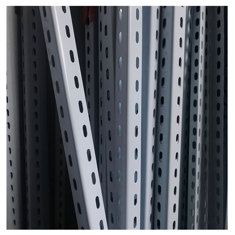 L/C PAYMENT angle iron load capacity angle slotted light duty racking angle steel bar punched holes