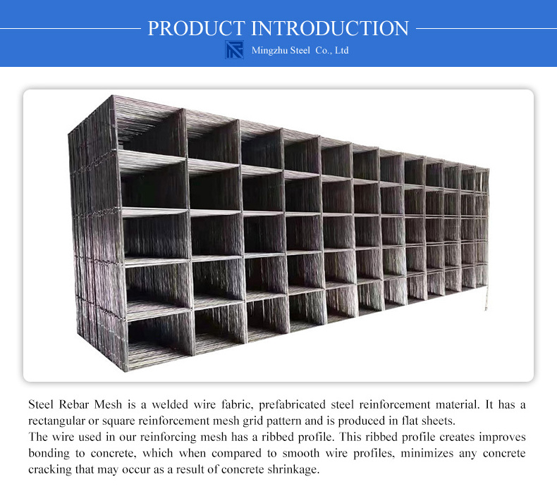 Reinforcing Brc Rebar Steel Welded Wire Mesh for Construction