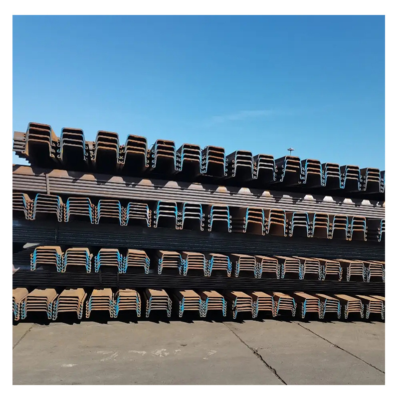 10000Tons L/C Payment Seawalls Bulkheads Retaining Walls Aisi and Astm Compliant Cold-Formed U/Z TypeSteel Sheet Pile Supplier