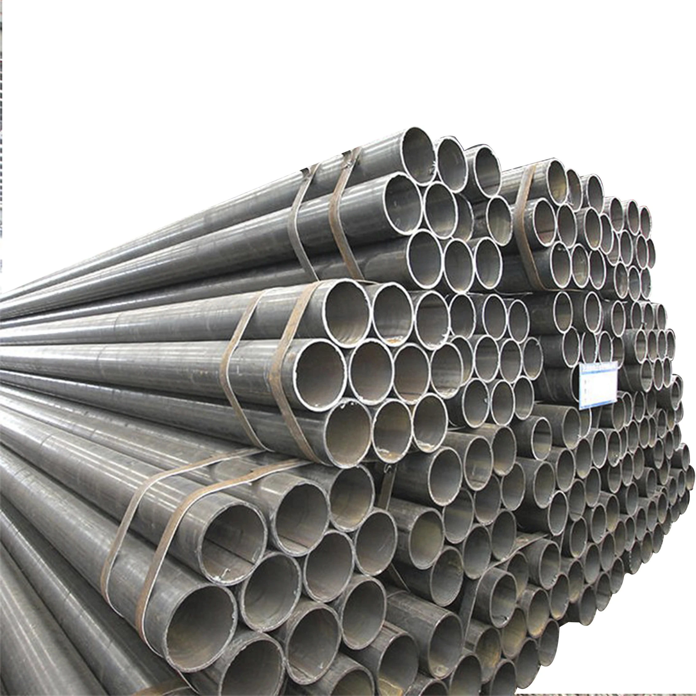 High quality Q235 Q345 Q345B Round Tube 1mm 2mm 3mm thickness Seamless Carbon Steel Rectangular Pipe For Sale