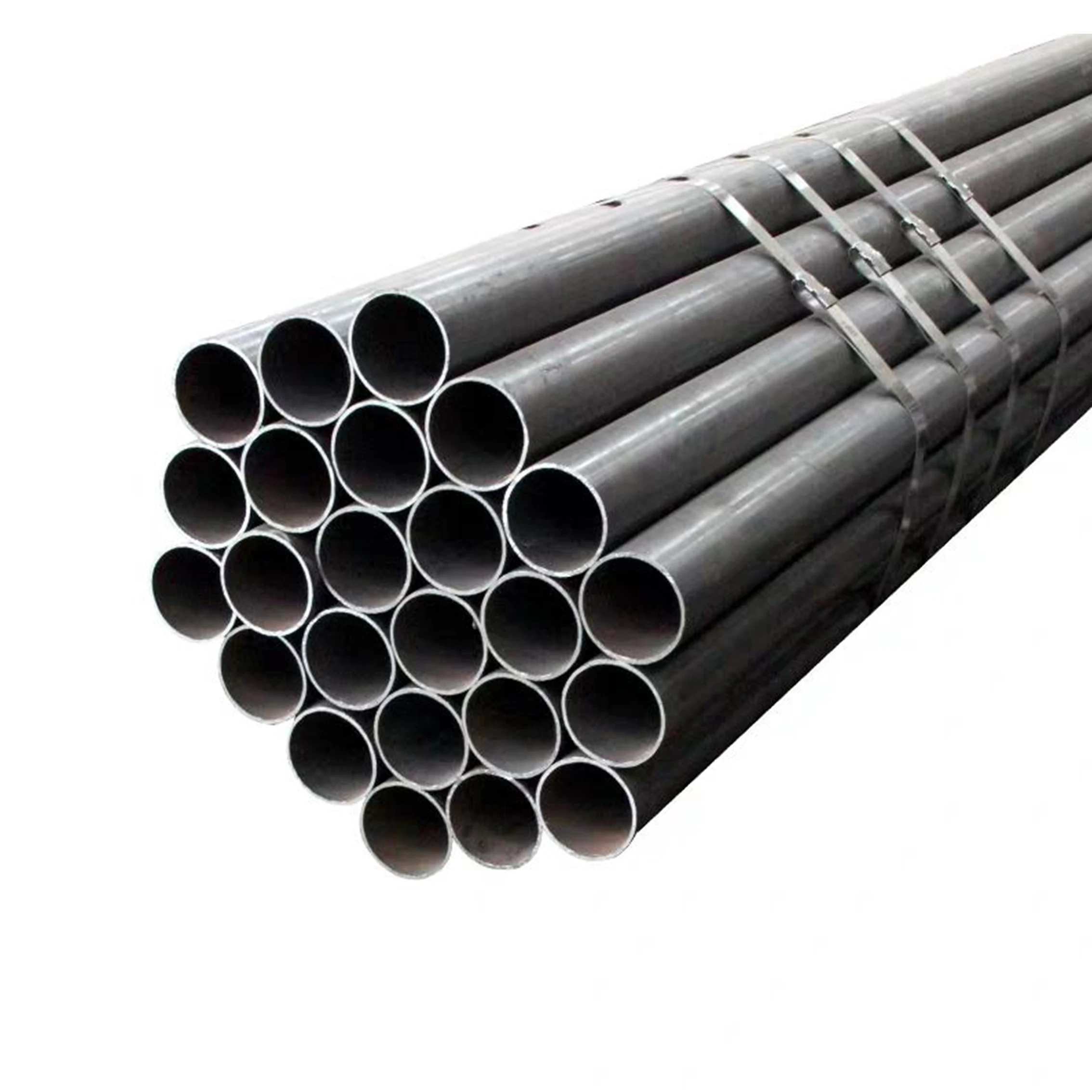 High quality Q235 Q345 Q345B Round Tube 1mm 2mm 3mm thickness Seamless Carbon Steel Rectangular Pipe For Sale