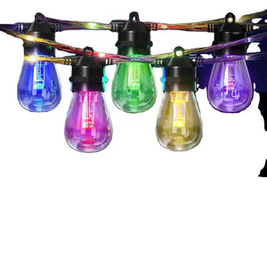 Outdoor String Lights 48FT Color Changing String Lights with Remote