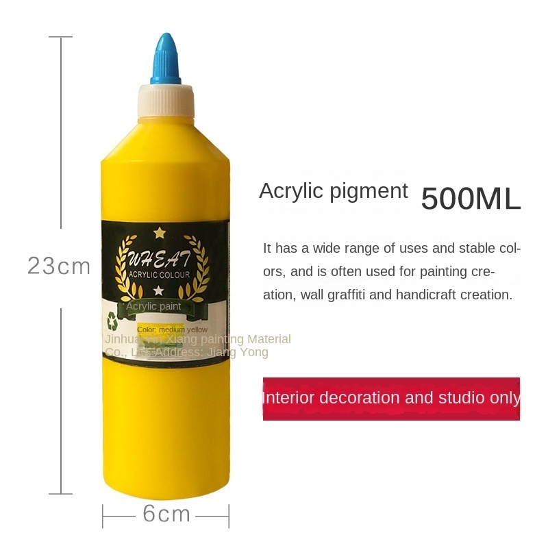 Flat 500ML Byng 24 colour acrylic paint wall painting Art paint Watercolour diy plaster painting graffiti