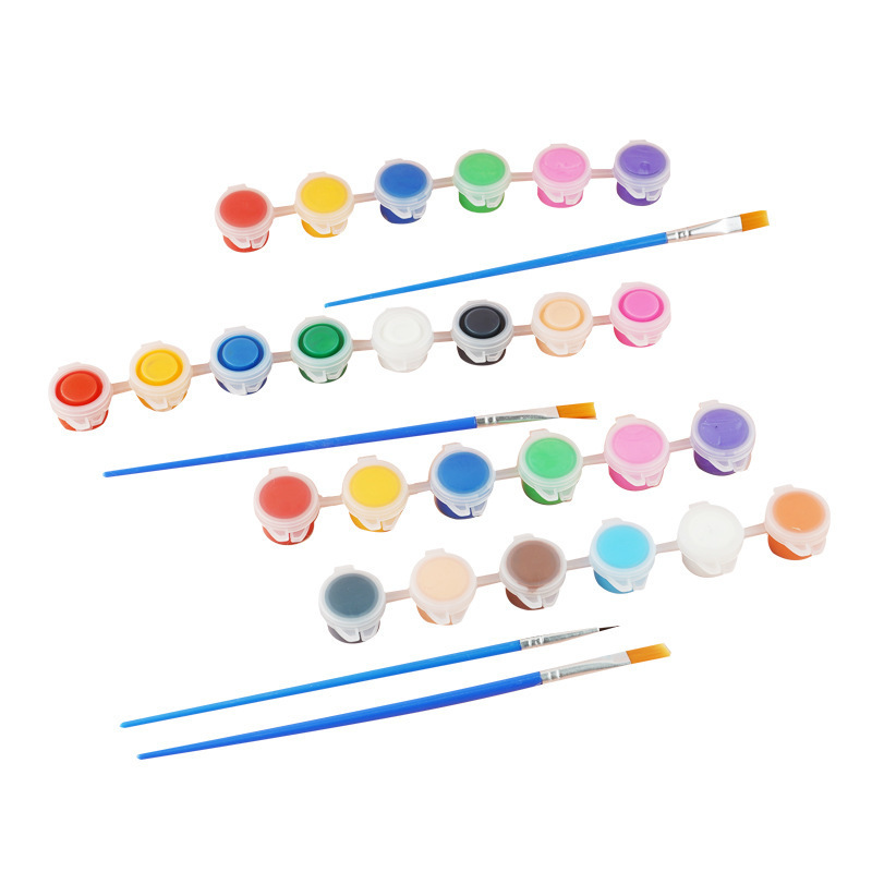 Soft clay light clay coloring coating for children's DIY graffiti brushes, painting plates, ceramic gypsum special acrylic pigme