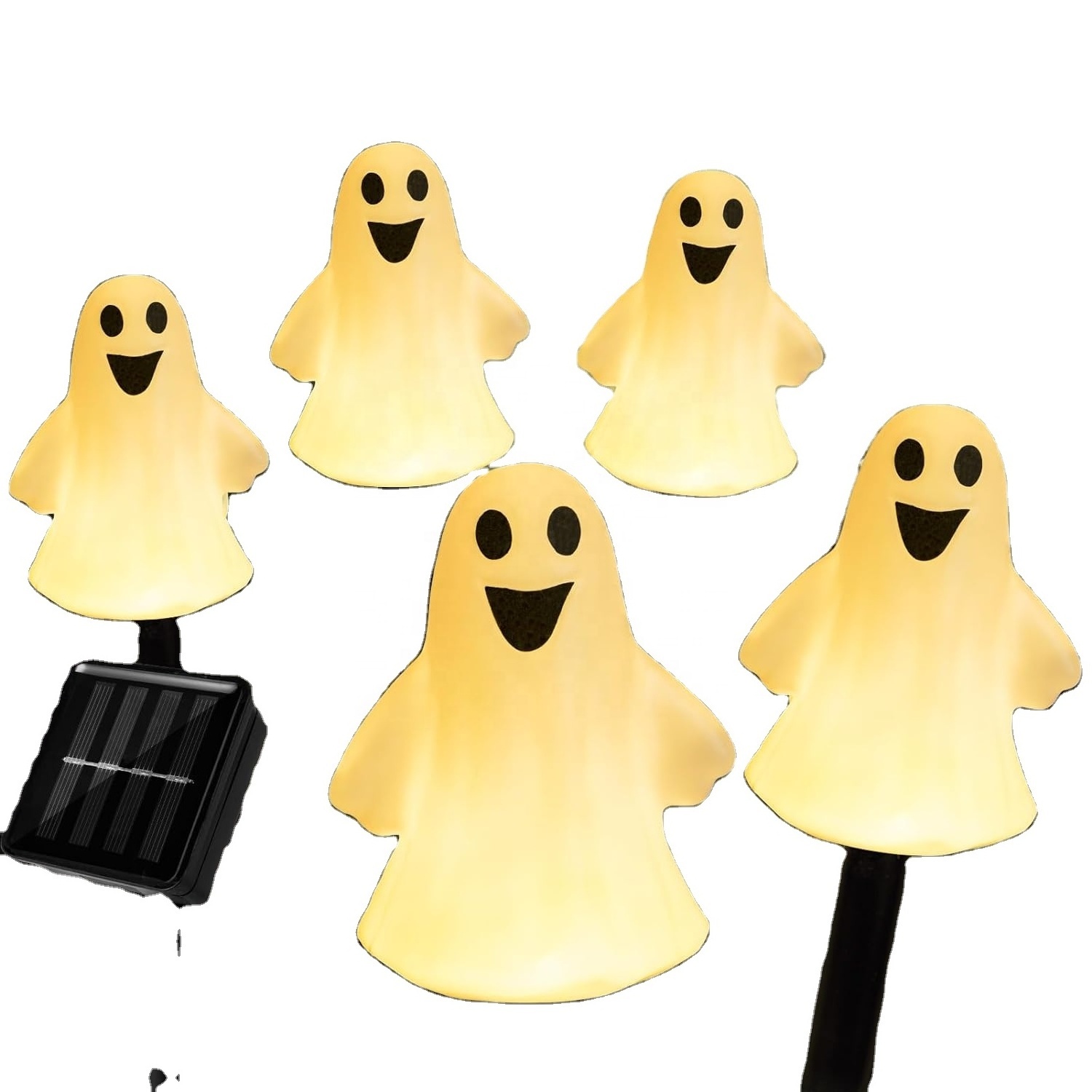 Solar Halloween Ghost Pathway Lights Decorations