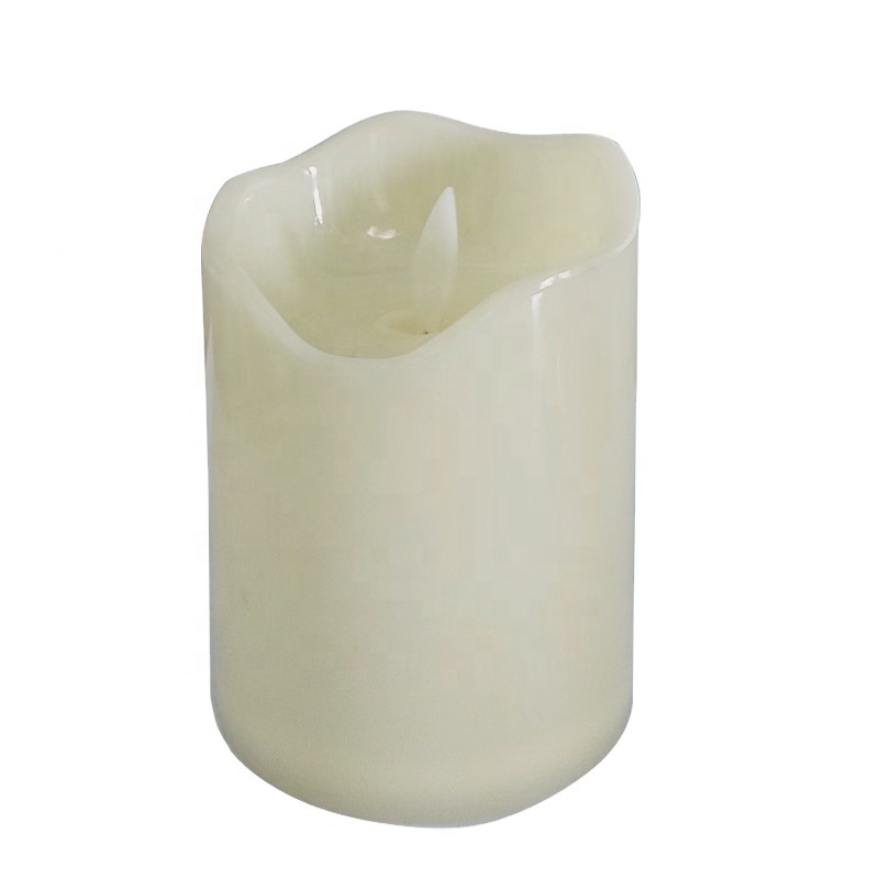 Waterproof Outdoor Battery Operated Flameless LED Pillar Candles with Timer