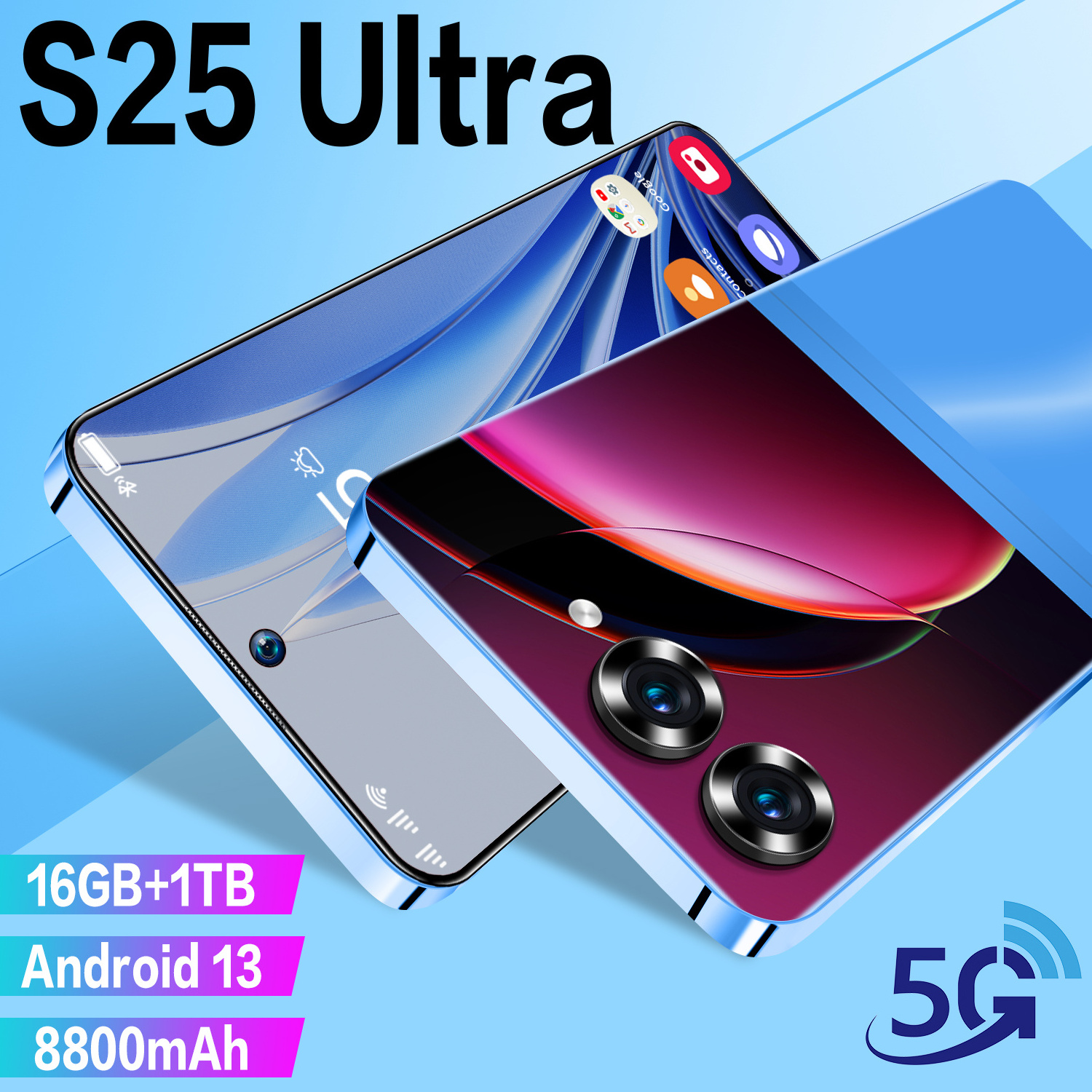 s25 ultra+ unlocked cheap high quality 16GB+1TB mobile phones with dual sim cards Android 13 smartphone 4G&5G cellphone