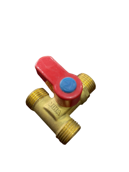 Female threaded forged brass manual three 3 way water inlet ball valve for water system with Manufacture price Minh Hoa valve