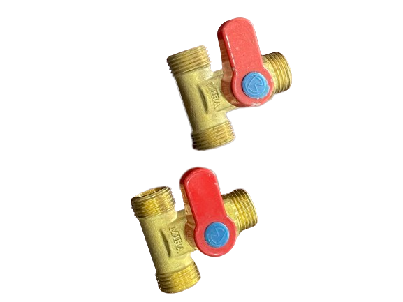 Female threaded forged brass manual three 3 way water inlet ball valve for water system with Manufacture price Minh Hoa valve