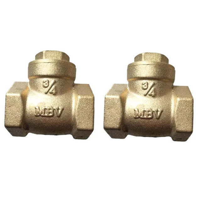 Factory price thread Brass swing check valve high Quality  1/2