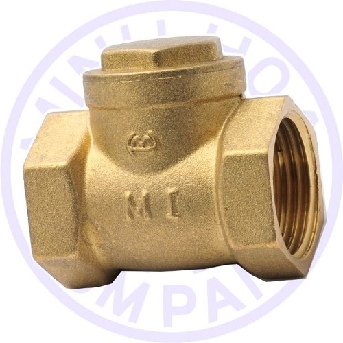 Cooper Brass swing check valve DN15 to DN100 BSPT/NPT thread Manufacture Wholesale price Minh Hoa valve Made in Vietnam