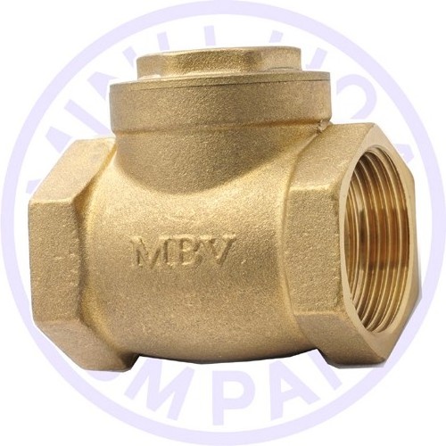 Cooper Brass swing check valve DN15 to DN100 BSPT/NPT thread Manufacture Wholesale price Minh Hoa valve Made in Vietnam