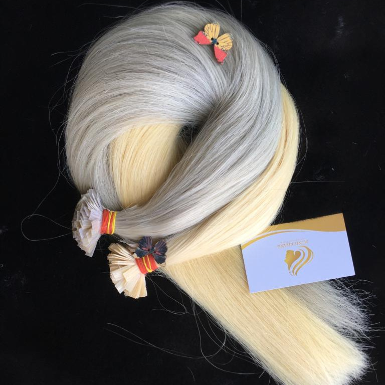 Pre-bonded Hair Extension Light color Vietnamese hair extensions human  human hair wig with wholesale price from factory