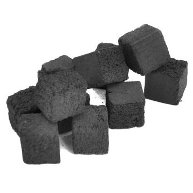 Long Burning Time Activated Carbon Charcoal Natural Briquettes Smokeless 2.5 * 2.5 * 2.5cm Coconut Shell Hookah Charcoal