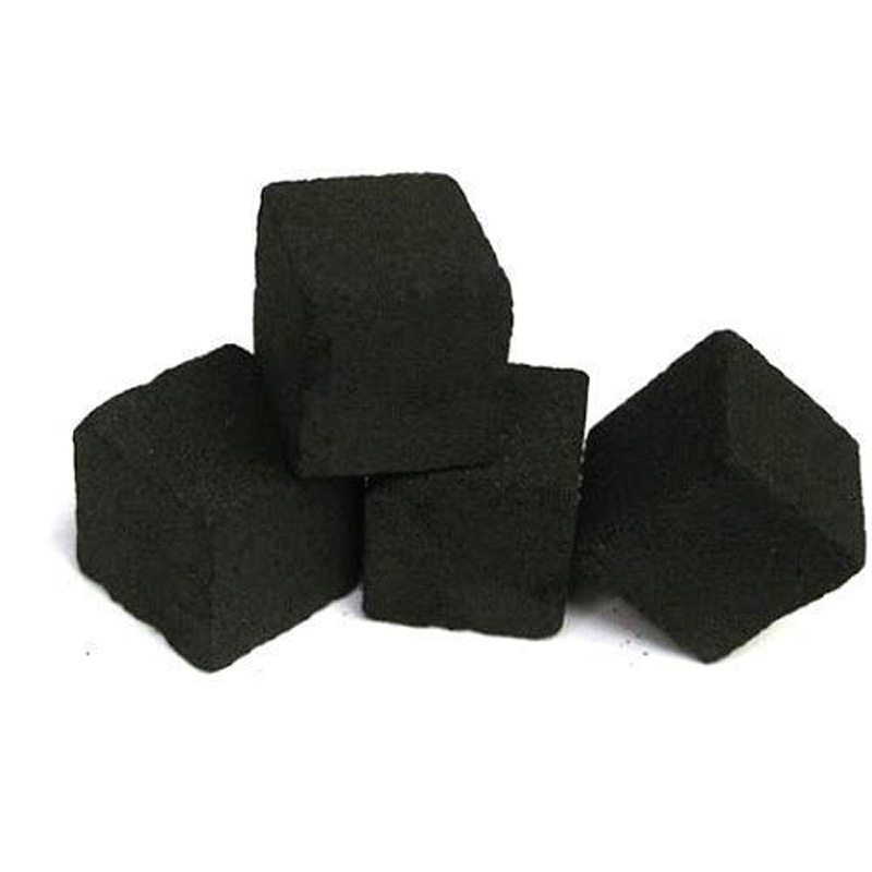 Long Burning Time Activated Carbon Charcoal Natural Briquettes Smokeless 2.5 * 2.5 * 2.5cm Coconut Shell Hookah Charcoal