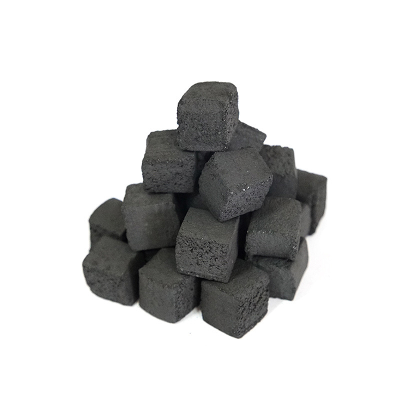 High Strength Hookah Charcoal Energy Activated Carbon Odorless Shisha 2.5 * 2.5 * 1.7cm Coconut Shell Charcoal