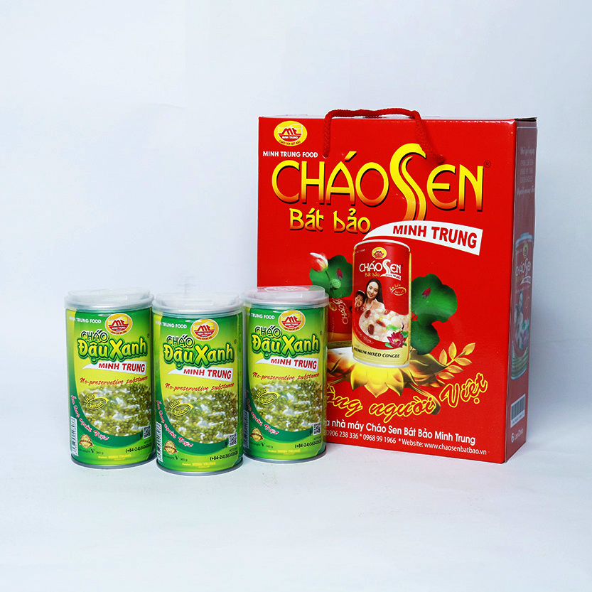 Vietnamese Instant Soup - Canned Green Bean Instant Porridge (No preservatives)