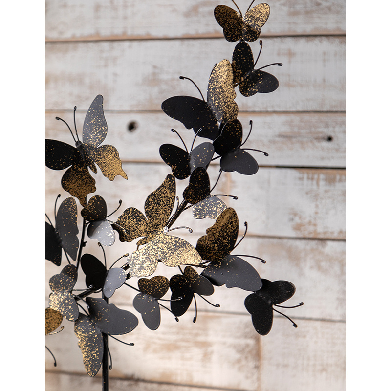 Nordic Style Decoration Art Butterfly Ornaments Living Room Decoration Office Metal Decoration