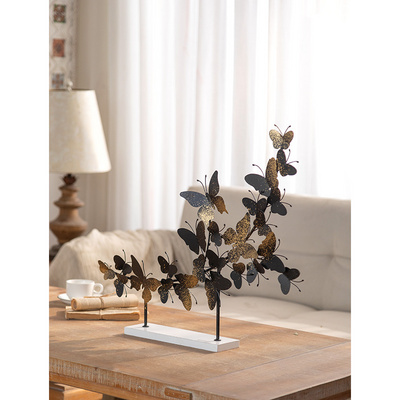 Nordic Style Decoration Art Butterfly Ornaments Living Room Decoration Office Metal Decoration