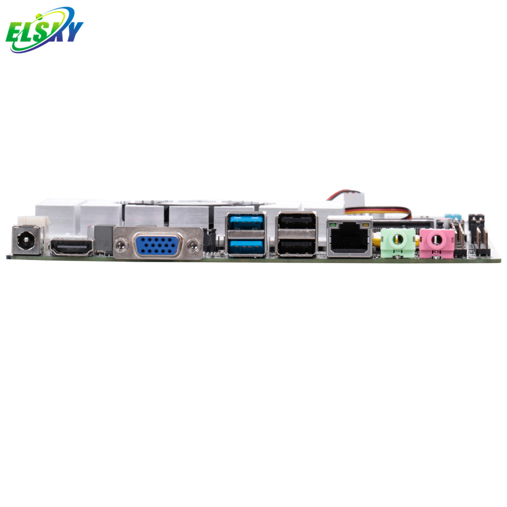 ELSKY mini pc board  based on In-tel Skylake-U i7 i3 i5 DDR3 32GB dual DC12V/19V win10 linux i7 motherboard with processor combo