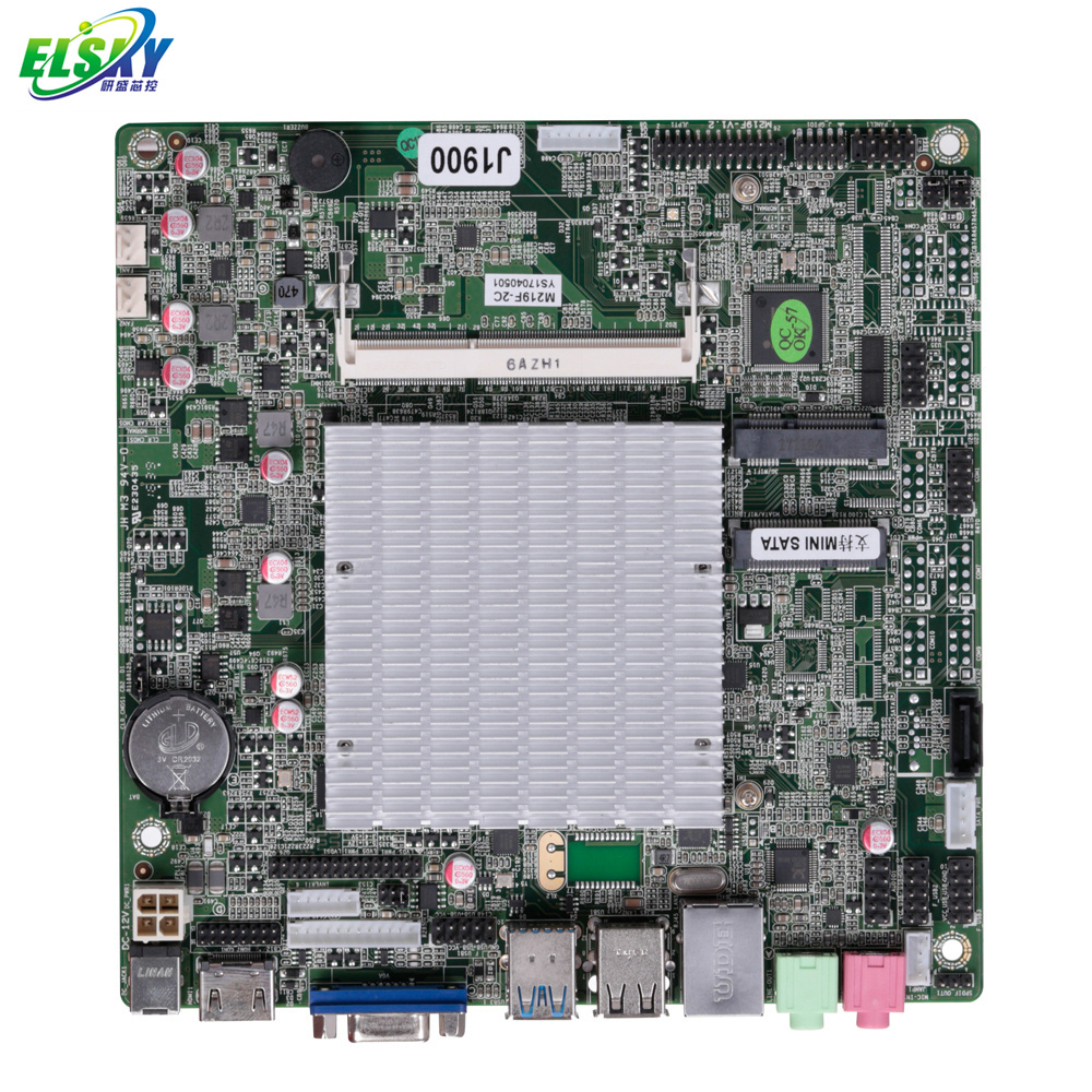 OEM MOTHERBOARD Fanless Intel Celeron J1900 Quad Core 2.4G Mini-ITX Motherboard (J1800 orJ2900 Option) with CE FCC ROHS