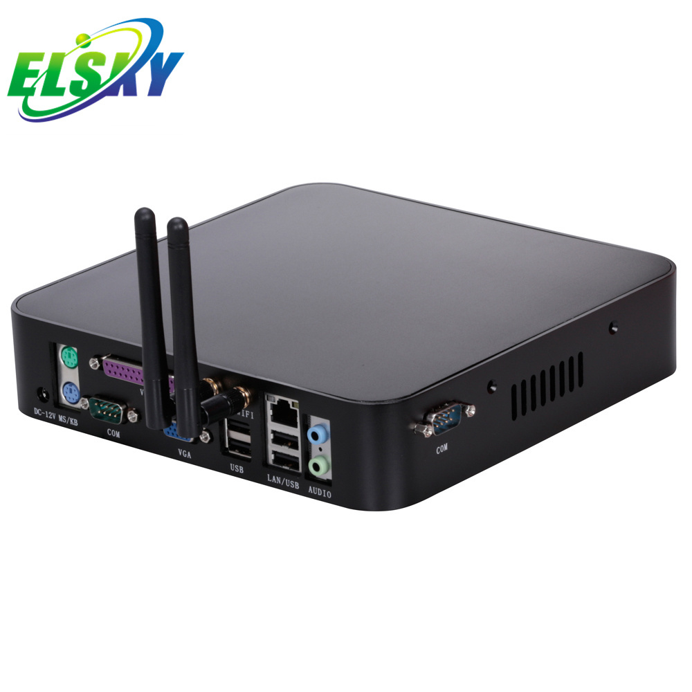 Intel ATOM Dual Cores 1.8GHz D525 Processor VGA Barebone System Mini PC with RS232COM LPT PS/2