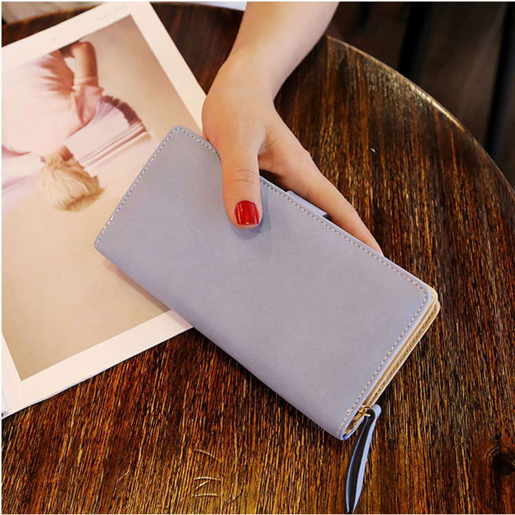 Lady Long Wallet Leather Hollow Leaves Cartera Women Purse Billetera Money Card Holder Clutch Bag Monederos Para Wallet De Mujer