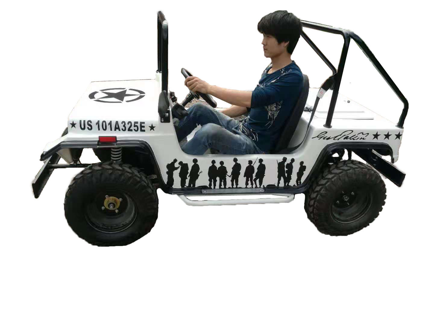 Suyang hot selling electric mini car go kart dirt quad mini willys jeep 4*4 for adults and kids