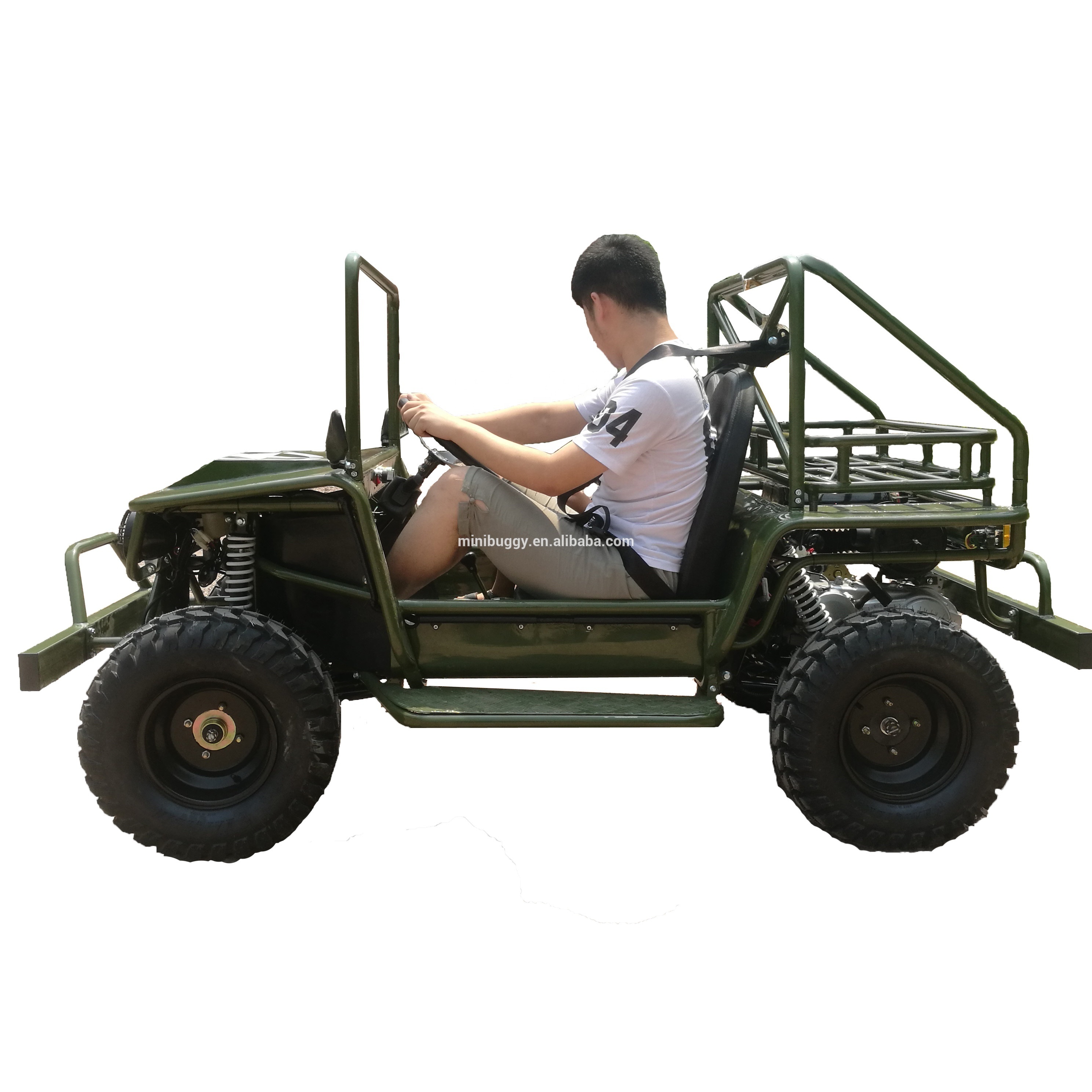 China Manufacture 200cc Mini Jeep 4*4 Cheap Go Kart Quad Off Road Mini Buggy Adultos with two seat