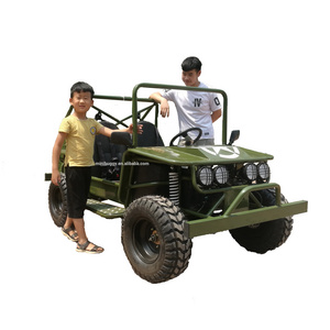 China Manufacture 200cc Mini Jeep 4*4 Cheap Go Kart Quad Off Road Mini Buggy Adultos with two seat