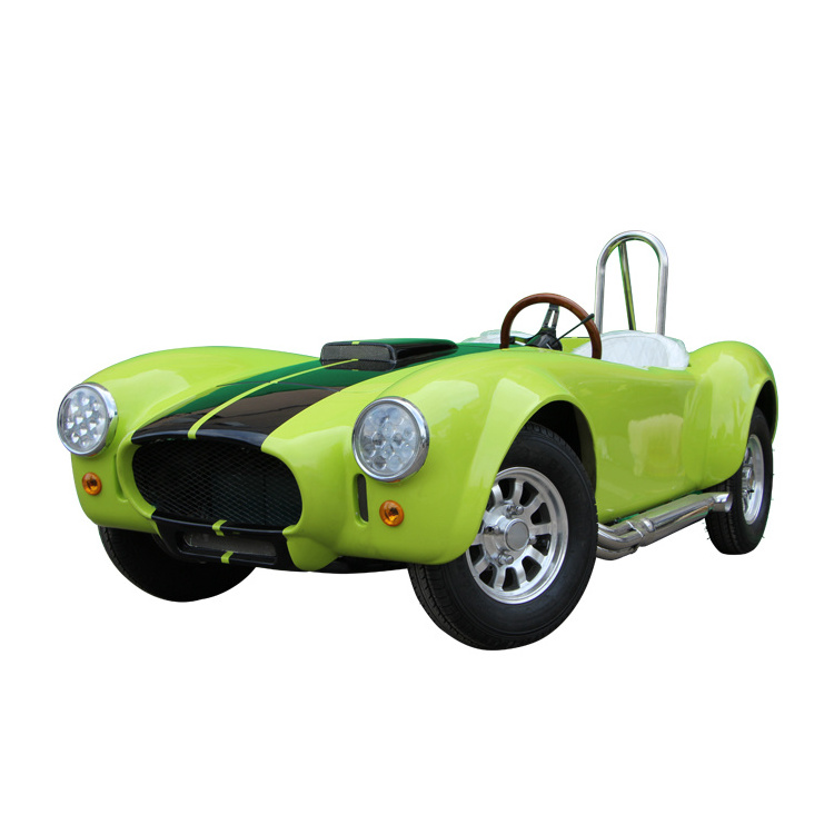 Hot sale 150cc Mini Hot Rod Car electric classic AC Cobra Buggy Go Kart for Adults and Kids gift with 2 Seats