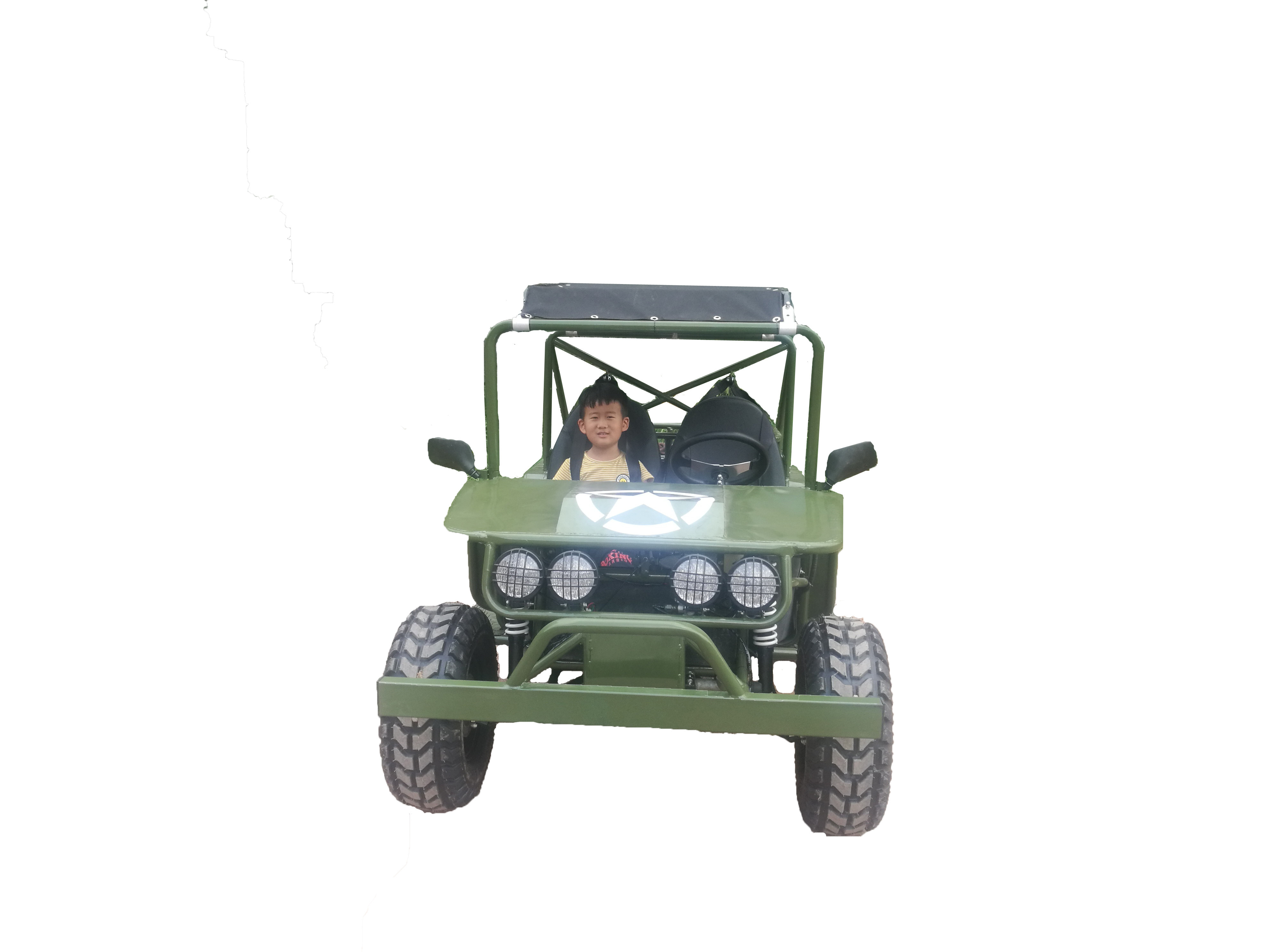 China Manufacture 200cc Mini Jeep 4*4 Cheap Go Kart Quad Off Road Mini Buggy Adultos with two seat