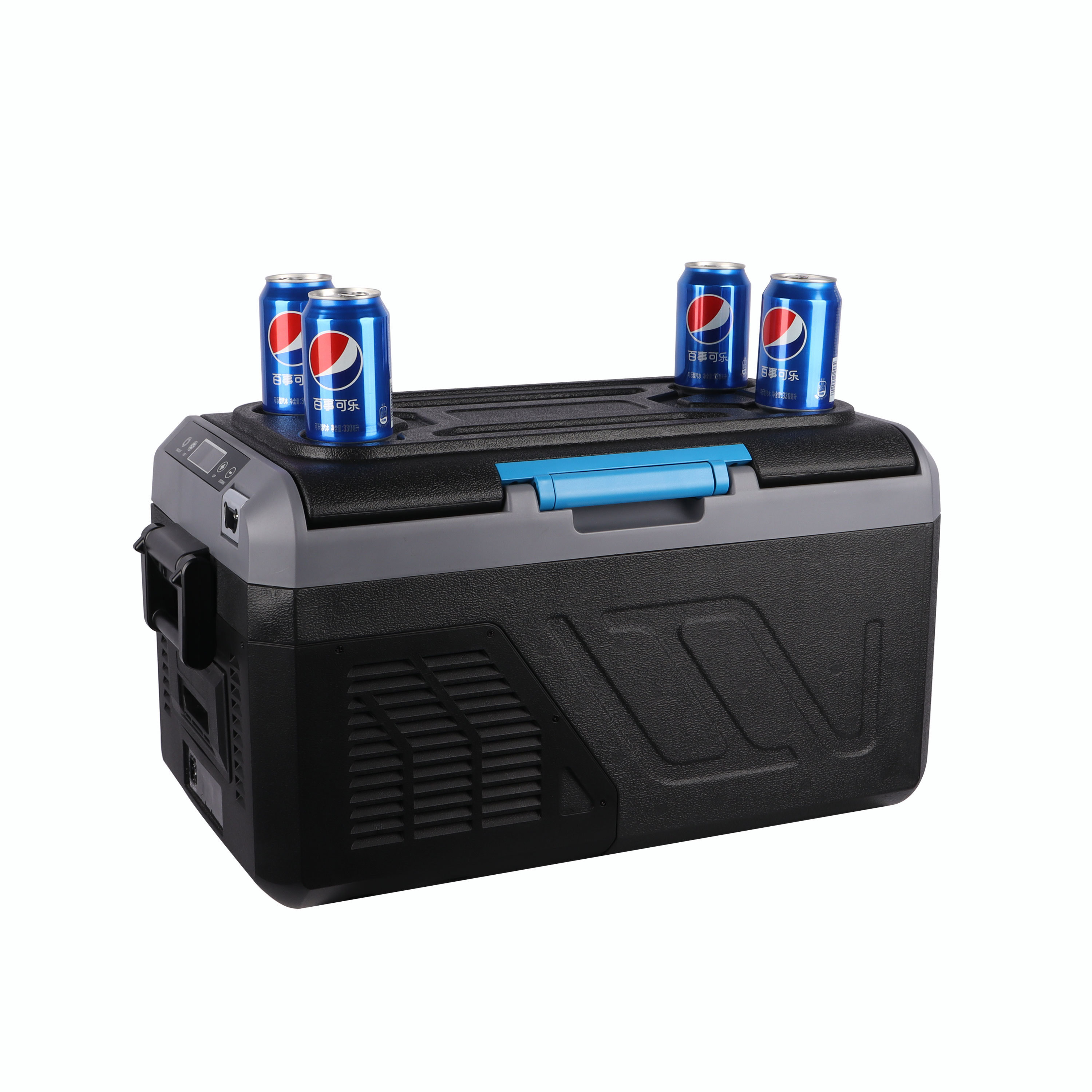 Portable Car Fridge with Compressor,Digital Display and Bluetooth Setting,Deep Cooler Ice Box Freezer for Outdoor Activities