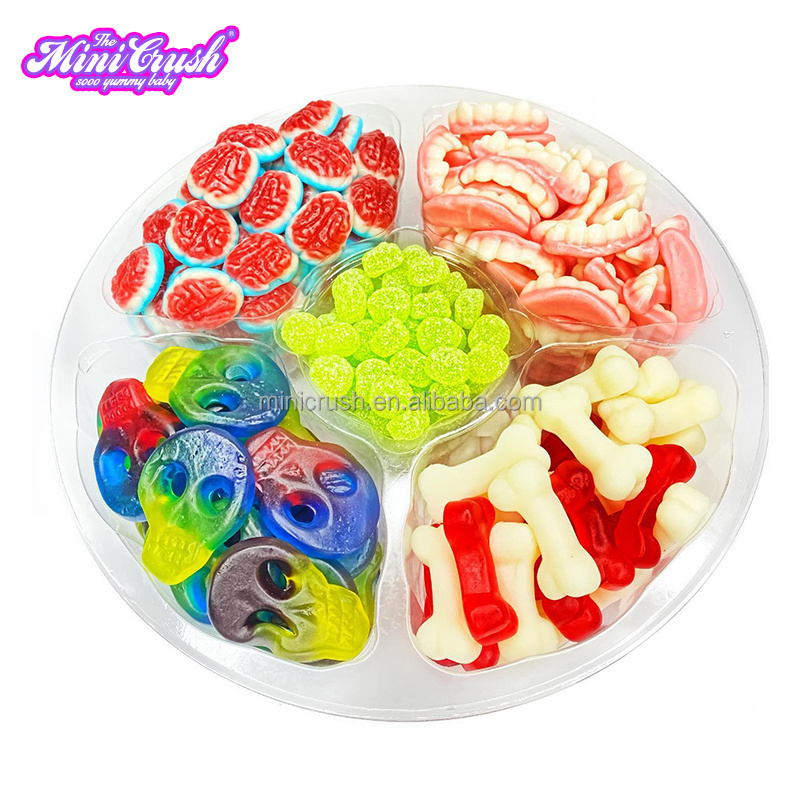 Finger shaped gummy Wholesale Halloween candies Soft Fruity ball Gummy Candy in bag