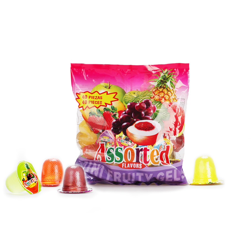 New products natural flavored assorted fruit mini jelly