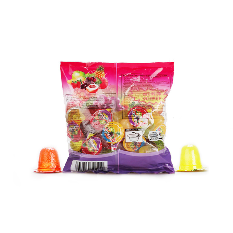 New products natural flavored assorted fruit mini jelly