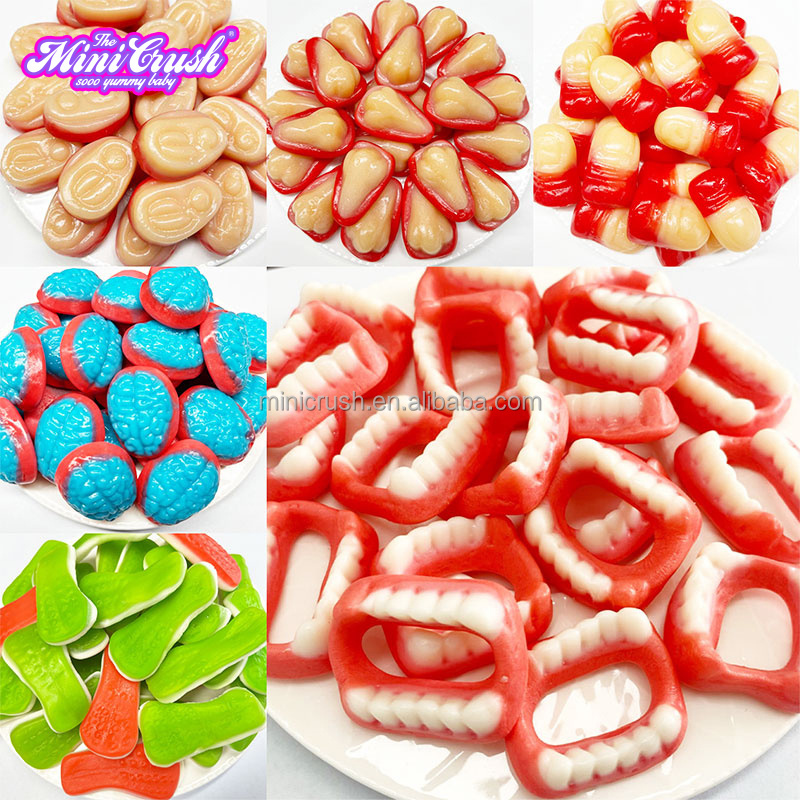 wholesale fruity gummy candies arabic halloween soft candy