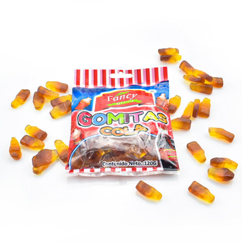 MINICRUSH CANDY Wholesale Cola Bottle Shaped Gummy Candy with OEM service