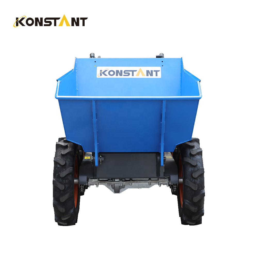 New design gasoline 250KG load 4 wheeler 4x4 Multifunction garden farm mini truck dumper for sale