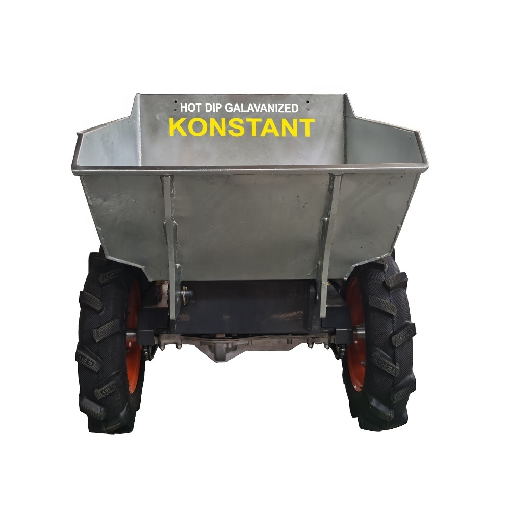 Long Lifetime Mini Dumper 4WD Power barrow Hot Dip Galvanized Small Dumper for Construction Use