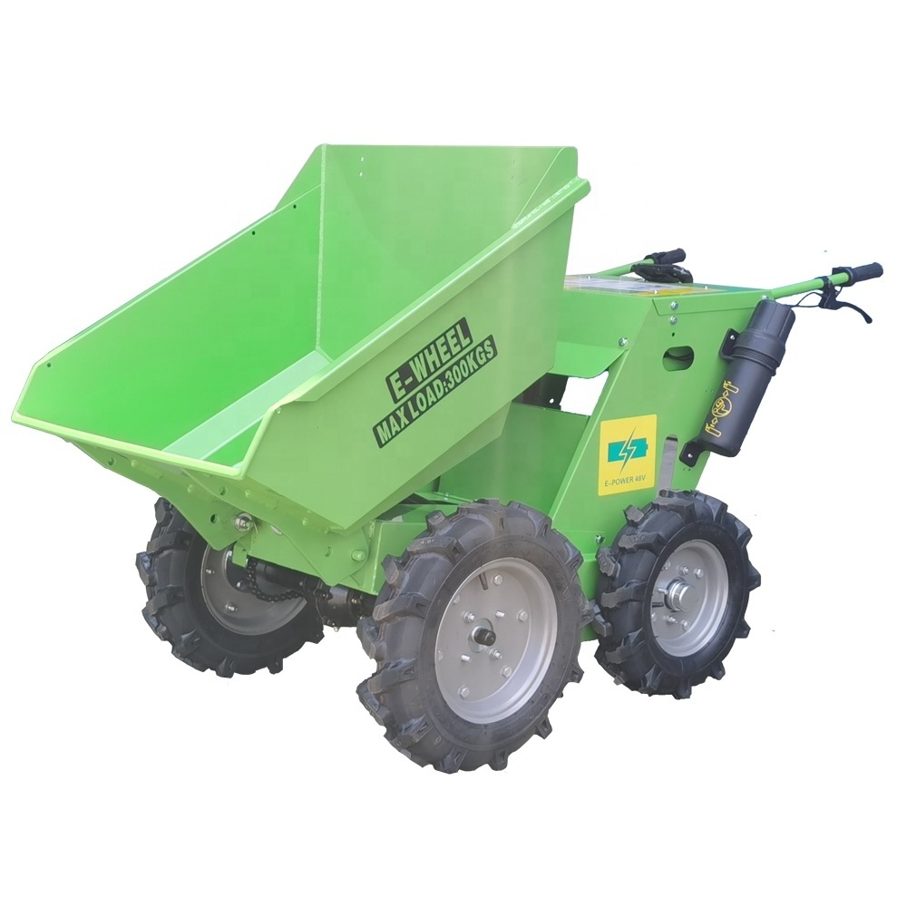 KT- 300ESP KONSTNAT Electric Mini Dumper 4X4 Wheelbarrow CE Approved Minidumper Dumper